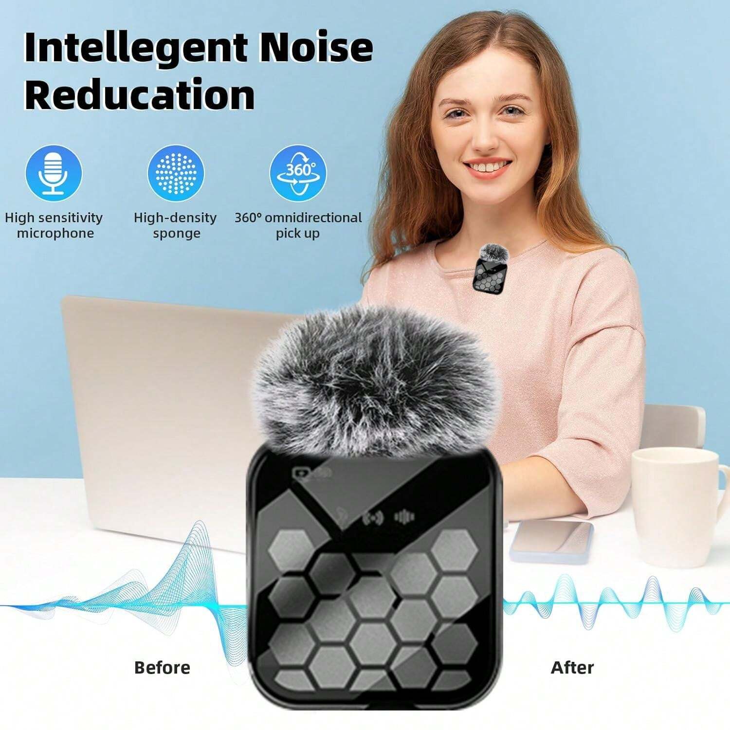 Wholesale Mini Wireless Lavalier Microphone PlugAndPlay Mic System