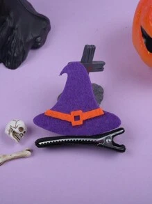 1 件万圣节装饰，儿童猫南瓜鬼 3D 发夹，女孩化妆派对装扮发饰，节日礼物 - 彩色 - 查看 17