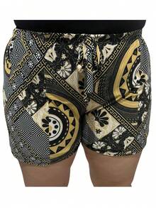 Shorts Liganete Cold Mesh Plus Size Various Prints - Nhiều màu - Xem 5