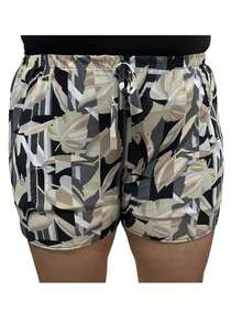 Shorts Liganete Cold Mesh Plus Size Various Prints - Nhiều màu - Xem 9