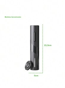 Premium Automatic Electric Wine Opener With Seal Cutter - màu đen - Xem 3