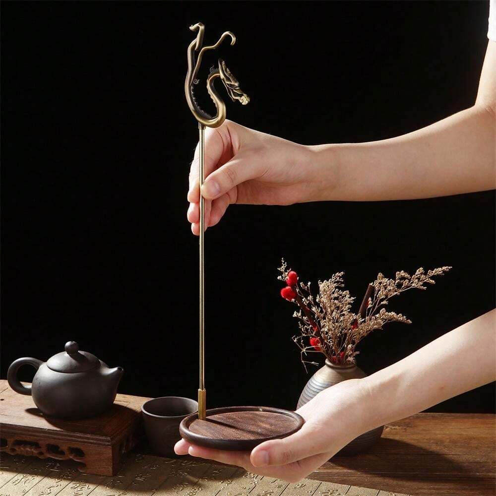 Black Walnut Hanging Incense Holder Incense Plate Incense Burner Zen