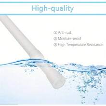 Extendable Curtain Poles No Drill Spring Net Curtain Pole 84-150cm Voile Curtain Tension Pole Adjustable Telescopic Rods Extendable For Kitchen Cupboard Bathroom Window - 84-150cm - View 5