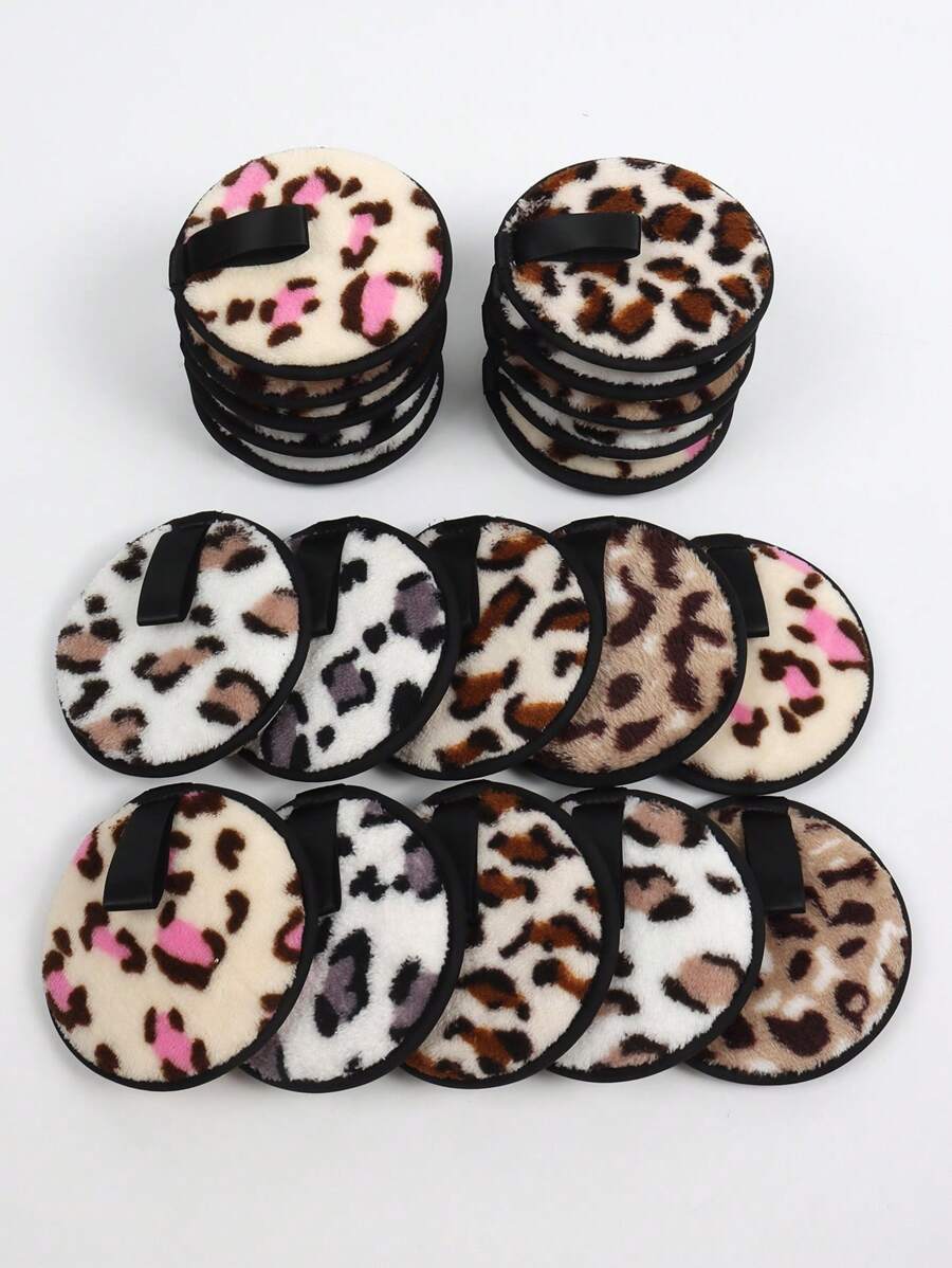 5/10/15/20 piezas Almohadillas reutilizables para desmaquillaje, colores aleatorios, paño de desmaquillaje lavable por ambos lados, diseño circular para el cuidado facial y de la piel, esponja esponjosa para limpiar maquillaje intenso y ropa de cama facial, apto para todos los tipos de piel - Multicolor - Ver 1