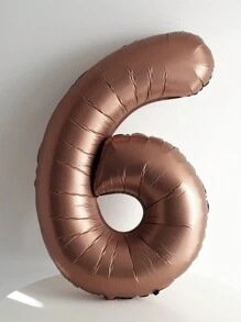 Bóng bay nhôm hình số màu cà phê cỡ lớn 40 inch, thích hợp cho trang trí nền sinh nhật, kỷ niệm, Giáng sinh - Cà phê nâu - Xem 14
