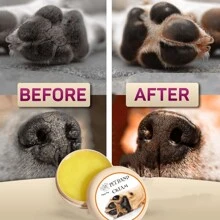 保湿狗爪膏，形成隐形屏障，保护和治愈干裂的爪子 - 含维生素 E 和成分