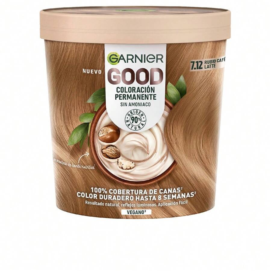 Garnier GOOD Hair Permanent Coloring - 7.12 Rubio Coffee Latte - View 1