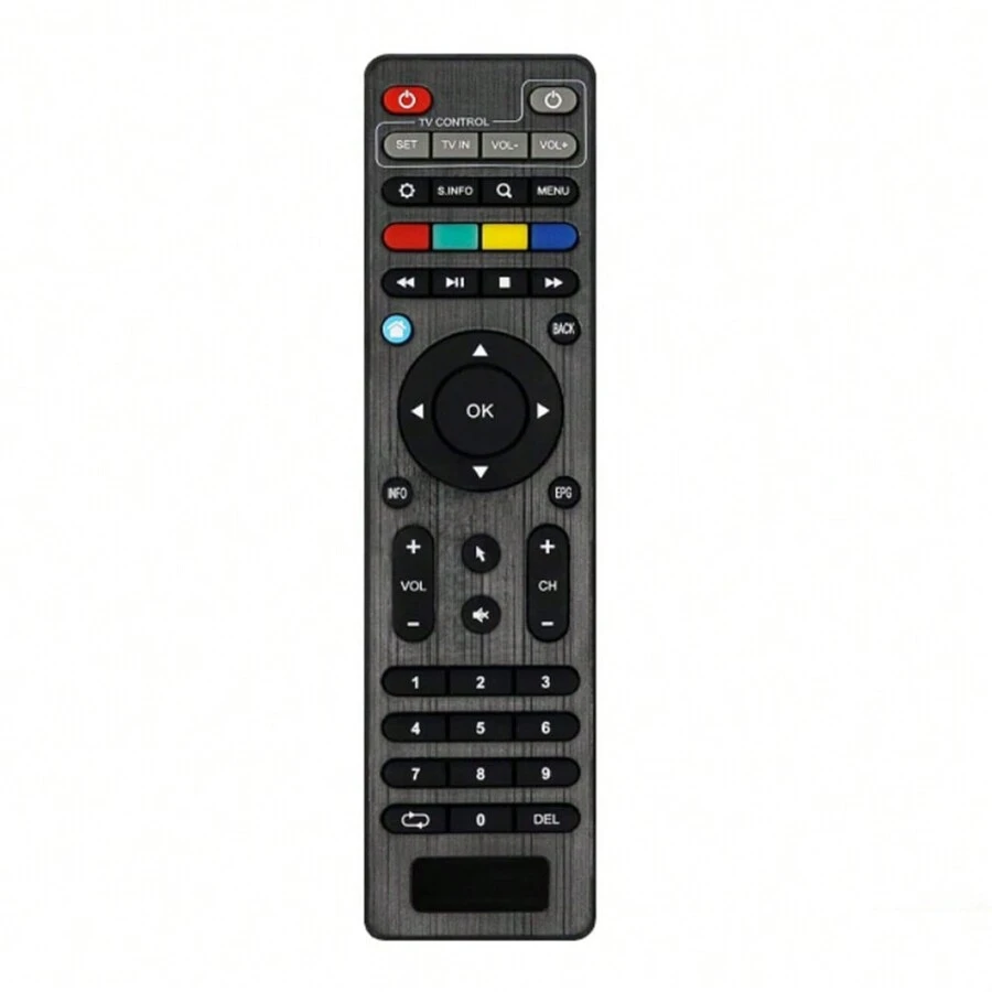 Remote Control IR For Tvip 525 605 416 405 Sbox 300 TV Set-Top Box Remote Control Controller Replacement For Tvip 410 412 415 605 S300 Set Top Box - Black - View 1