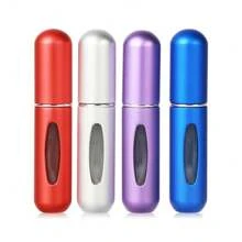 4pcs Portable Perfume Atomizers - Refillable Travel Perfume Bottles 5ml Spray Bottles - Refillable Mini Perfume Bottles - Refillable Leak-Proof Travel Perfume Atomizers