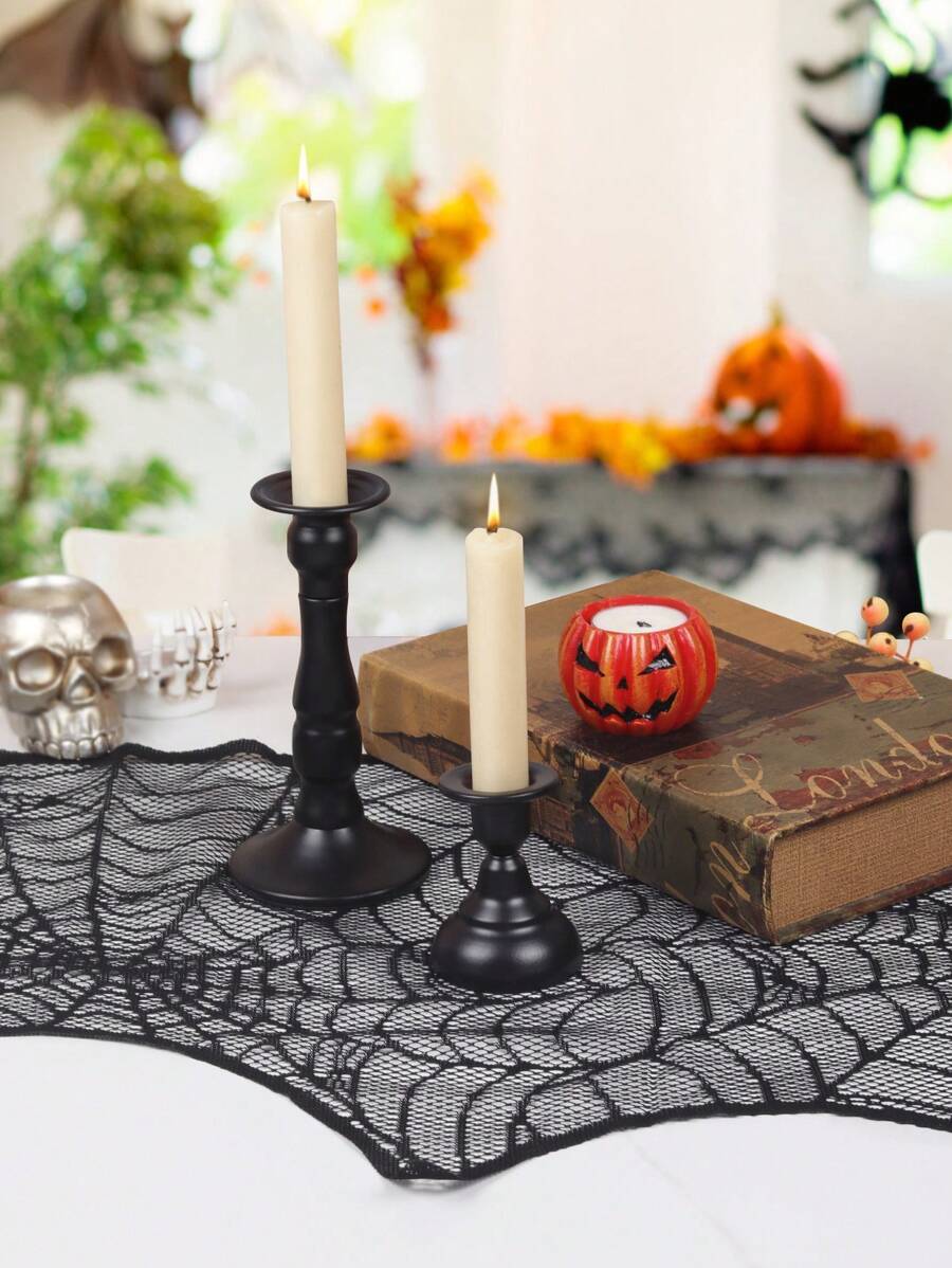 1 Stück/3 Stücke Halloween Kerzenständer Halloween Abend Kürbiskopf Kerzenständer Tischdekoration geeignet für Halloween Party Atmosphäre Dekoration Kerzenlicht Dinner Dekoration