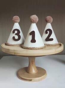 1/9pcs Mori Birthday Digital Dress Up Supplies Hat Party Celebration Photo Hat