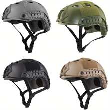 Multifunction Military Tactical Protective ABS Fast Helmet Airsoft Paintball - Black - View 7