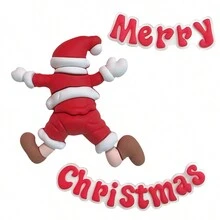 2/1 cái, Đồ trang trí bánh Giáng sinh, Đồ trang trí bánh ông già Noel lật đổ, Đồ trang trí bánh tráng miệng đơn giản hình ông già Noel dễ thương, Ông già Noel chúc bạn một Giáng sinh vui vẻ, Đồ trang trí nướng bằng silicon, Đồ trang trí tráng miệng ngày lễ Giáng sinh Đồ trang trí Giáng sinh Đồ trang trí Giáng sinh Quà tặng Giáng sinh Đồ dùng tiệc Giáng sinh - Nhiều màu - Xem 1