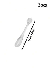 3pcs Makeup Spatula, Face Cream Mask Mixing Spoon DIY Beauty Tool Absorption Roller Cosmetic Accessories
