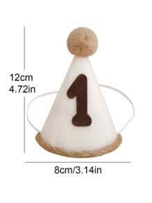 1/9pcs Mori Birthday Digital Dress Up Supplies Hat Party Celebration Photo Hat