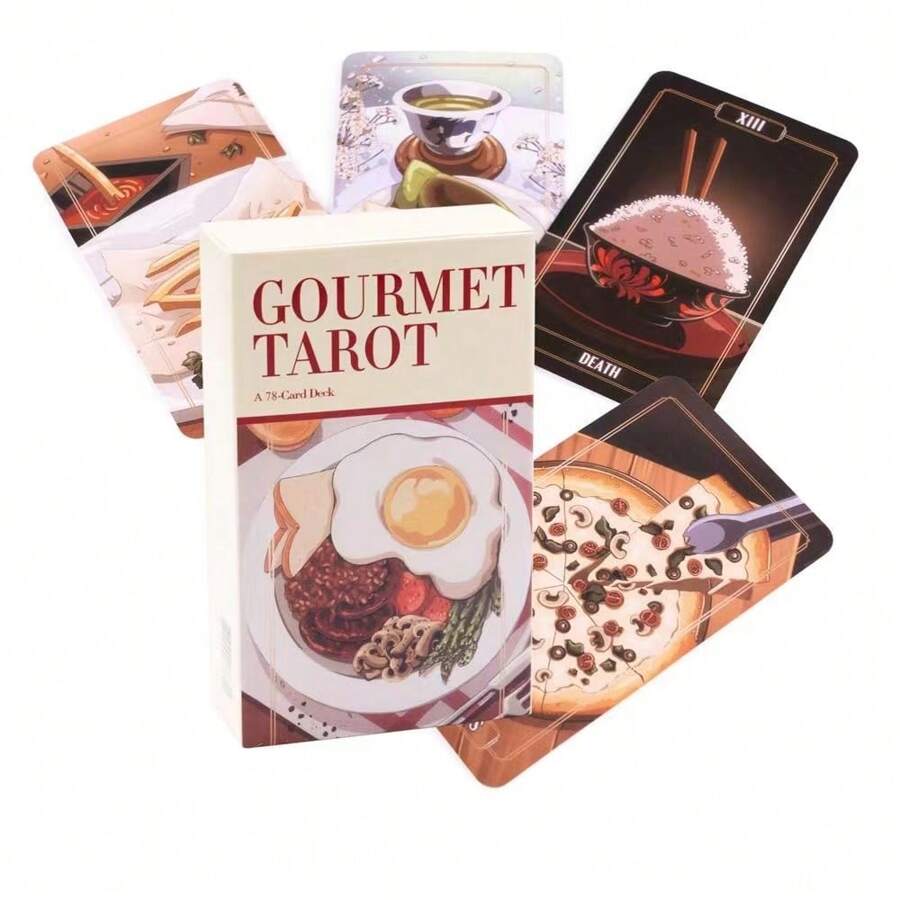 Cartas de Tarot gourmet para amantes de los juegos - Color de la foto - Ver 1