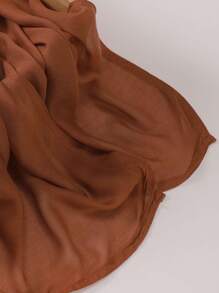 1pc 180*85cm Women's Solid Color Breathable Soft Modal Hijabs Scarf For Abaya Women Veil