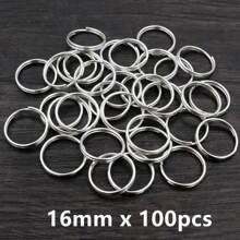 50-200 stuks Diameter 5-20mm Open Jump Rings Dubbele Lussen Goud Zilver Kleur Split Ringen Connectoren Voor Sieraden Maken Benodigdheden DIY Accessoires