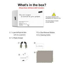 ROCKBEAR Black Dragon Tattoo Sticker Covers Compatible With Airpods Pro 2nd Generation, Mythical Decor Skin, Decal, Wrap, And Case Accessories For EarPods, Fantasy Gift For Teens, Women And Men, Includes Cleaning Kits