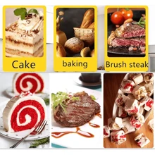 3件套烘焙工具套装、蛋糕抹刀、硅胶刷、多用途厨房用具（北欧绿、北欧粉）