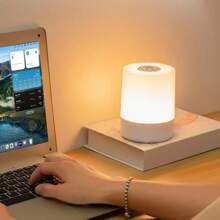 1 Pc Rechargeable Night Light With Remote Control, Night Light For Kids, 3 Colors Dimmable LED Touch Night Light Lamp With Timing For Nightstand, Stepless Dimming Portable Night Light For Bedroom, Kids Night Light, Nursery Night Light, Nursery Lamp, Touch Night Light For Baby Nursery, Kids, Adults