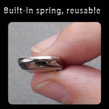 Universal Movable Zipper Pull Tab Universal Zipper Head Repair Replacement Detachable Zipper Accessory Buckle