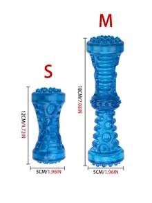 1 件 TPR 材质发声宠物玩具强力耐咬狗骨头形状宠物磨牙棒狗玩具适用于宠物室内无聊缓解玩具 - 彩色 - 查看 4