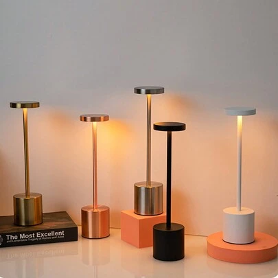 1PC Bedroom Charging Table Lamp Wireless Touch Light Camping Creative Light Charging Usb-C Desk Lamp