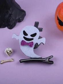 1 件万圣节装饰，儿童猫南瓜鬼 3D 发夹，女孩化妆派对装扮发饰，节日礼物 - 彩色 - 查看 13