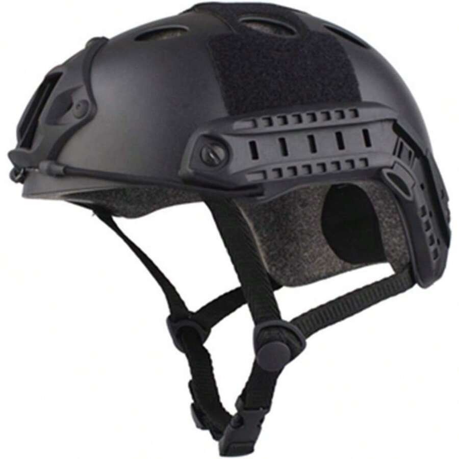 Multifunction Military Tactical Protective ABS Fast Helmet Airsoft Paintball - Black - View 1