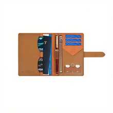 WIWU Ví đựng hộ chiếu Ambassador bằng da PU chống trộm RFID Ví du lịch đựng đồ tổ chức - màu nâu - Xem 3