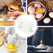 1pc Egg Storage Box, 3-Tier Automatic Rolling Egg Rack, Large Capacity Dedicated Egg Storage Box For Fridge, Cabinet, Shelf And Counter, Kitchen Organization And Storage, Kitchen Accessory