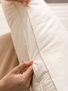 1 قطعة نواة وسادة ذات حافة مزدوجة الإبرة، حشوة ناعمة ذات مرونة جيدة، قماش كثيف، نواة وسادة عالية الجودة للاستخدام المريح