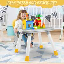 6-In-1 Baby High Chair Infant Feeding Chair Kids Stool W/Removable Tray &Cushion Yellow - Yellow - View 5