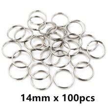 50-200 stuks Diameter 5-20mm Open Jump Rings Dubbele Lussen Goud Zilver Kleur Split Ringen Connectoren Voor Sieraden Maken Benodigdheden DIY Accessoires