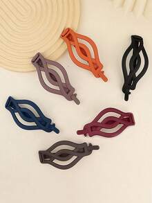 1 pieza Accesorio de horquilla de pelo con cierre de giro simple adecuado para peinado de moño para mujer - Multicolor - Ver 6