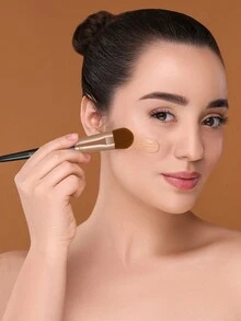 MAANGE 三件套柔软面部化妆刷，专业粉底刷、腮红刷、遮瑕刷，包含三种尺寸，超柔软合成毛粉底刷，适用于液体粉底，歌舞伎粉底刷，居家或外出皆宜。化妆刷套装，化妆刷套装，化妆刷套装，完整化妆套装，化妆刷套装，完整化妆套装，化妆刷套装，化妆刷套装，化妆刷套装，化妆礼盒套装 - 黑色 - 查看 8