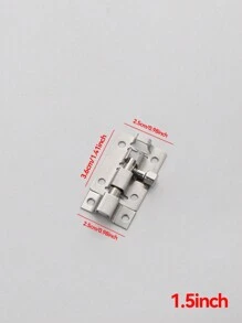 1 Stück Edelstahl Türschieberiegelschloss