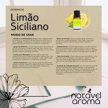 Concentrated Essential Oil For Diffuser Aromatizer Humidifier Room Oil Base - limón siciliano - Ver 3