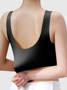 Sports Bra For Women Seamless Push Up Bra Comfortable No Underwire Fitness Yoga Underwear Top Fitness Running Vest Gym Beautiful Back To School Bra