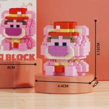 1 Set de Adorables Juguetes de Botella de Rompecabezas de Ensamblaje a Presión con Forma de Criatura de Mascota Panda, Diamante de Olla Caliente, Adecuado para Volver a la Escuela, Año Nuevo, Pascua, San Valentín, Cumpleaños, Regalos Festivos