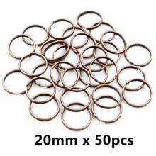 50-200 stuks Diameter 5-20mm Open Jump Rings Dubbele Lussen Goud Zilver Kleur Split Ringen Connectoren Voor Sieraden Maken Benodigdheden DIY Accessoires