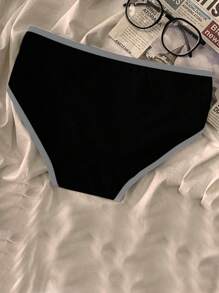 7pcs/Pack Ladies Letter Print Contrast Color Soft & Comfortable Underwear - Multicolor - View 12