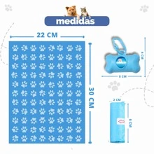 Poop Bag Roll Hygienic Bag Holder Pet Dog Walking Dogs - Choose Your Kit - 彩色 - 查看 3