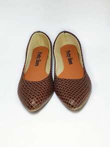 TRISSE WOMEN'S SHOE EVANGELICAL FASHION CASUAL STYLE EVERYDAY POINTED TOE. - 鏽棕色 - 查看 2