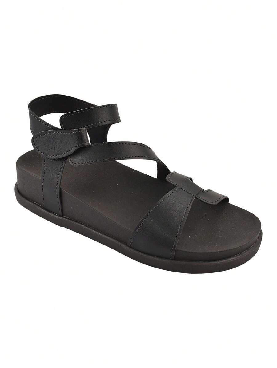 Comfortable Women's Papete Sandal - Negro - Ver 1