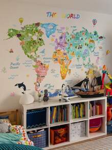 1 set Pegatinas de pared con diseño de volcán, animales y dinosaurios del bosque para decoración de sala de estar, dormitorio, estudio. Decoraciones de primavera, artículos decorativos festivos, regalos de cumpleaños y graduación para renovar su hogar