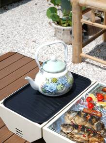 1套搪瓷加厚搪瓷水壶厨房可直接加热搪瓷水壶手冲茶壶家用泡茶搪瓷水壶桌面摆件搪瓷水壶节日礼物送朋友长辈用户外露营 - 彩色 - 查看 1