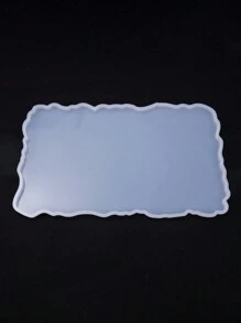 Khuôn khay silicon hình chữ nhật lớn - Khuôn đúc nhựa phẳng sâu có tay cầm màu vàng/bạc - Lý tưởng để trưng bày đồ trang sức, nghệ thuật nhựa và các dự án thủ công - Nhiều màu - Xem 14