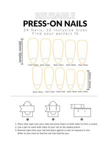 10 peças de unhas postiças artesanais, unhas brancas com strass, adesivos, pingentes para unhas, cola para unhas, lixa de unha, esmalte em gel, francesinha, listras, unhas postiças estilo gota d'água com cobertura total, adequadas para festas/festivais de música e uso diário S47 Nail Supplies Unhas